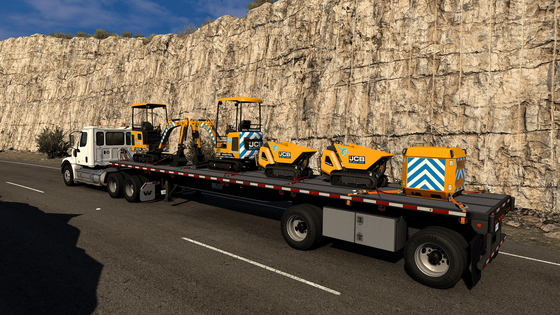 American Truck Simulator: JCB Equipment Pack screenshot