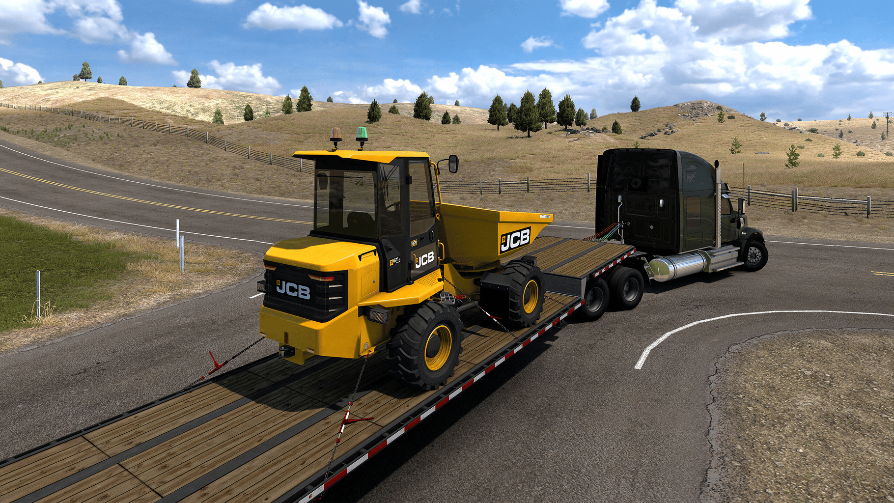 American Truck Simulator: JCB Equipment Pack screenshot