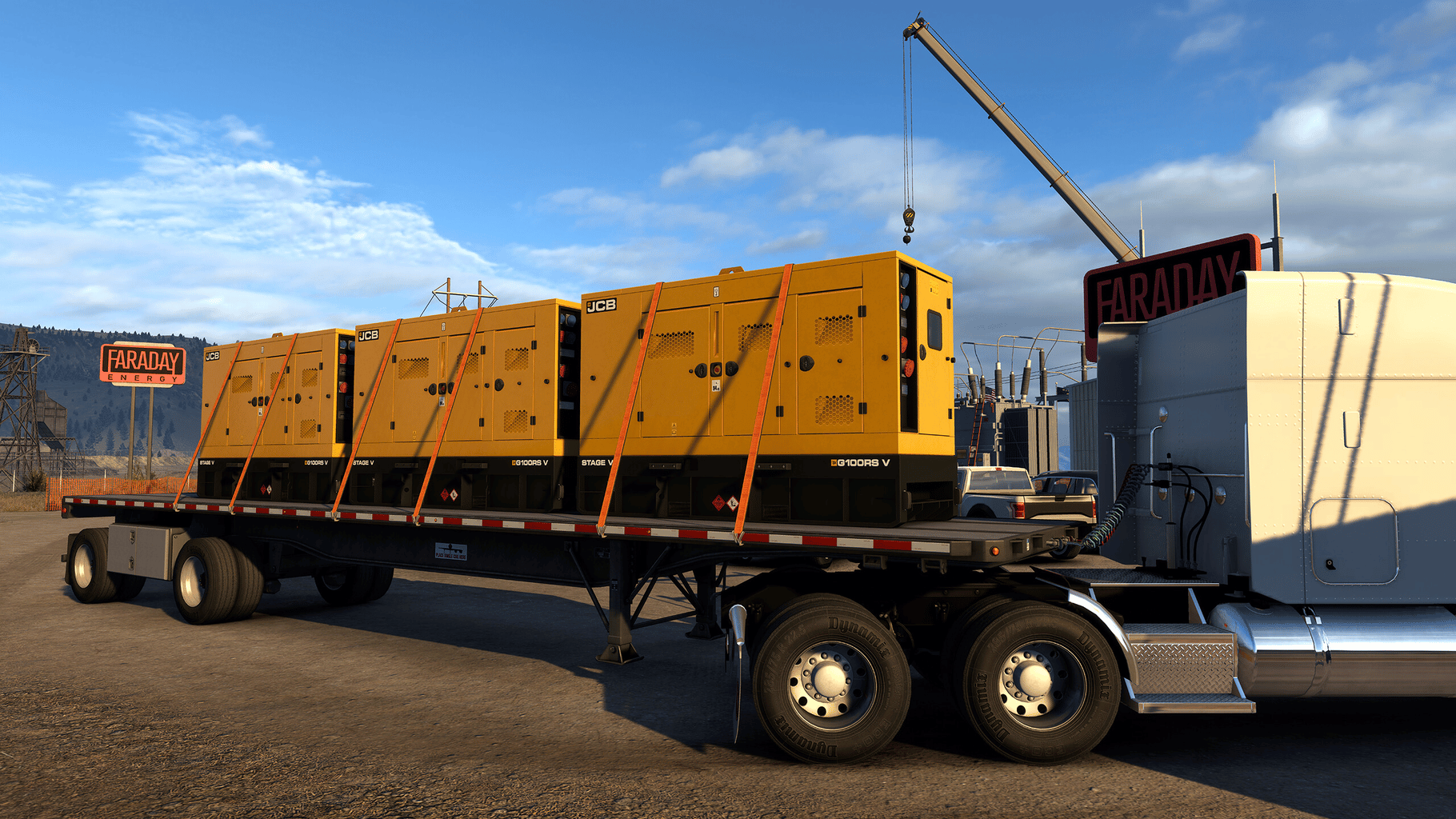 American Truck Simulator: JCB Equipment Pack screenshot