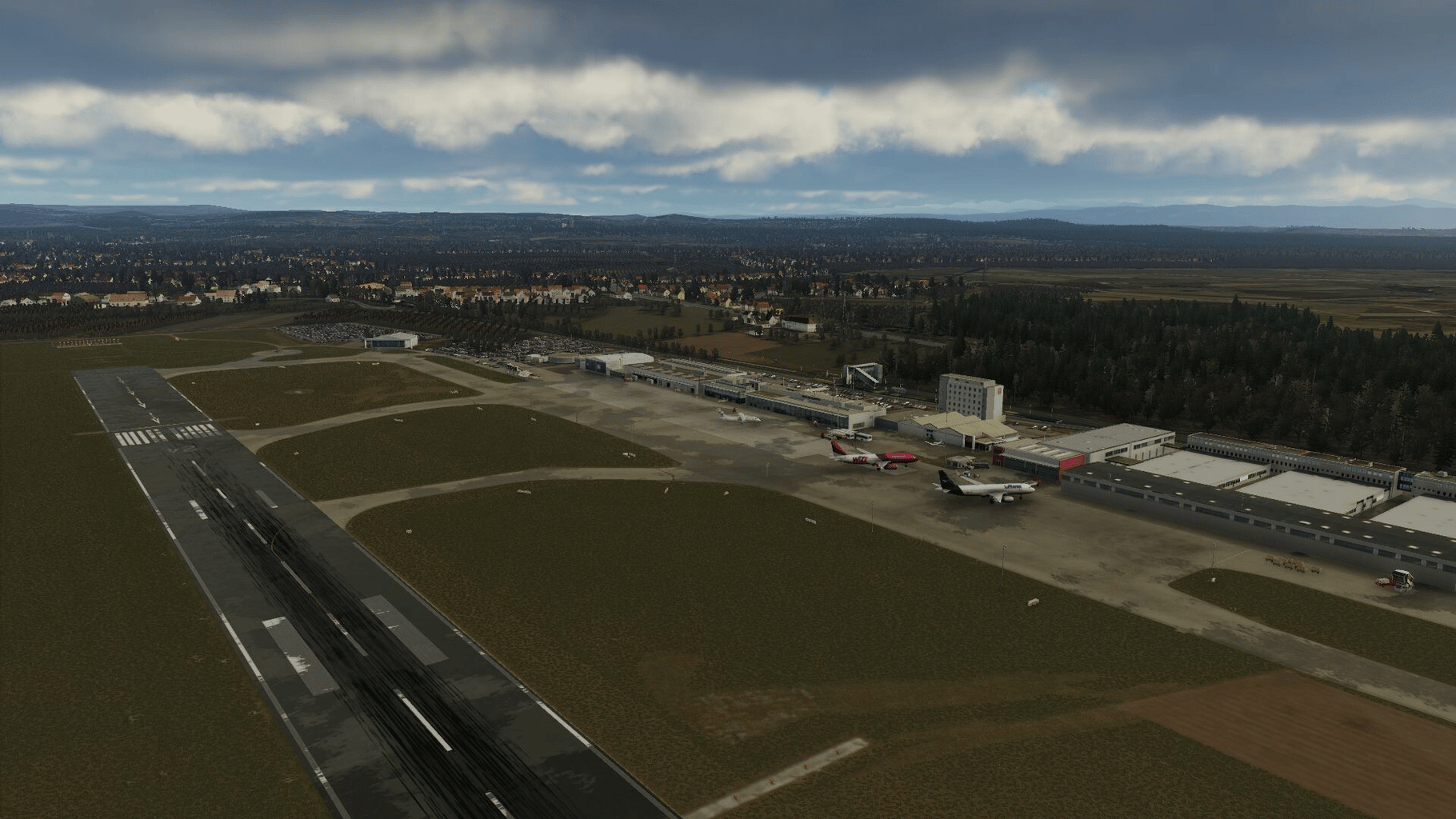 X-Plane 12: Aerosoft - Airport Friedrichshafen screenshot