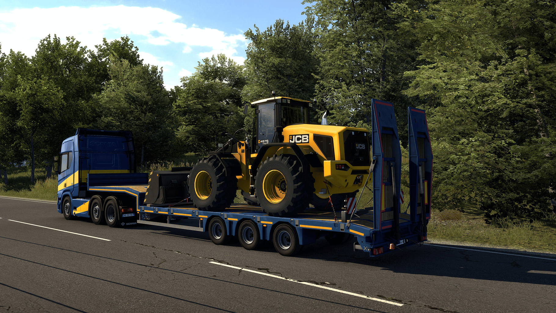 Euro Truck Simulator 2: JCB Equipment Pack screenshot