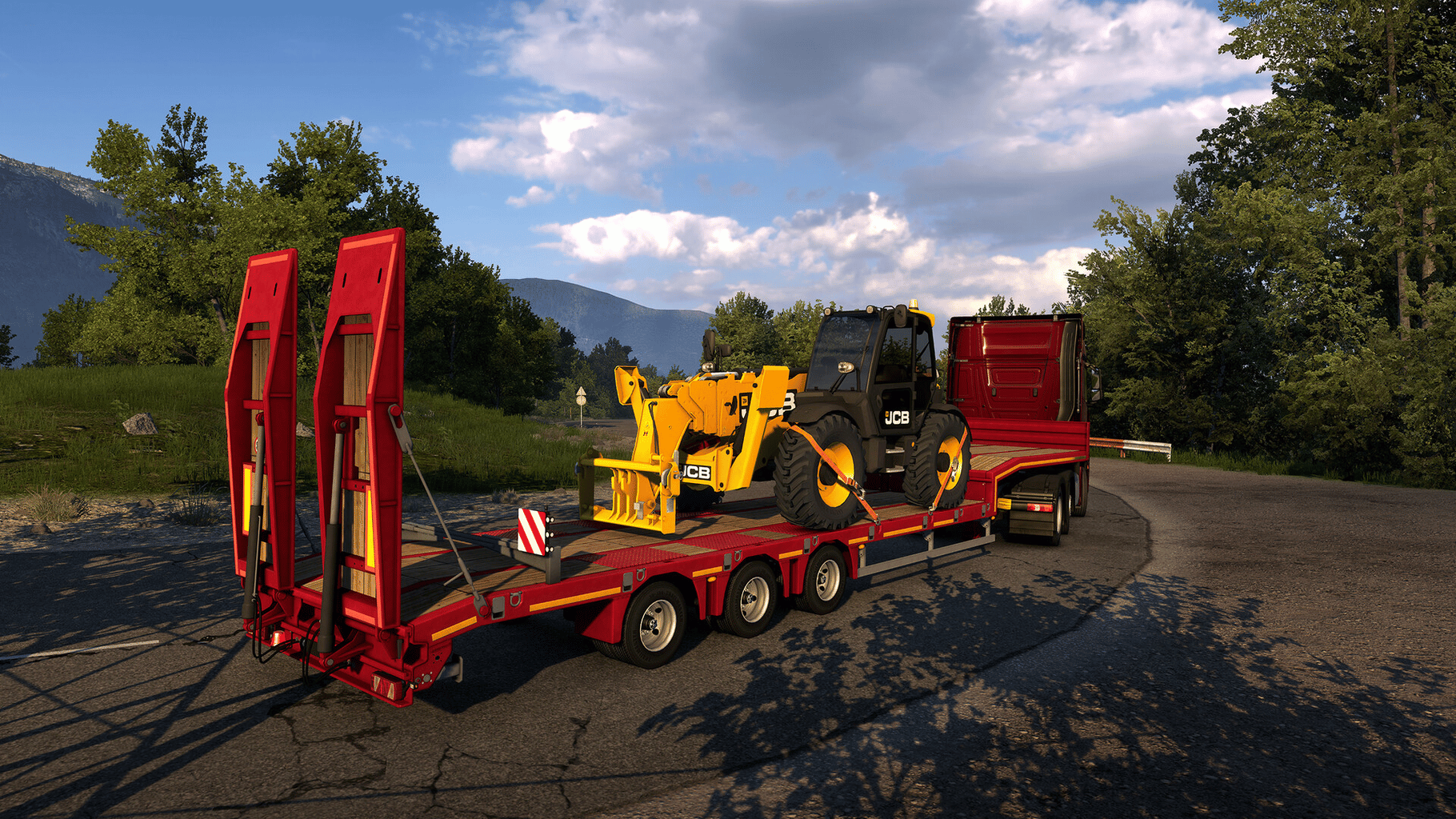 Euro Truck Simulator 2: JCB Equipment Pack screenshot