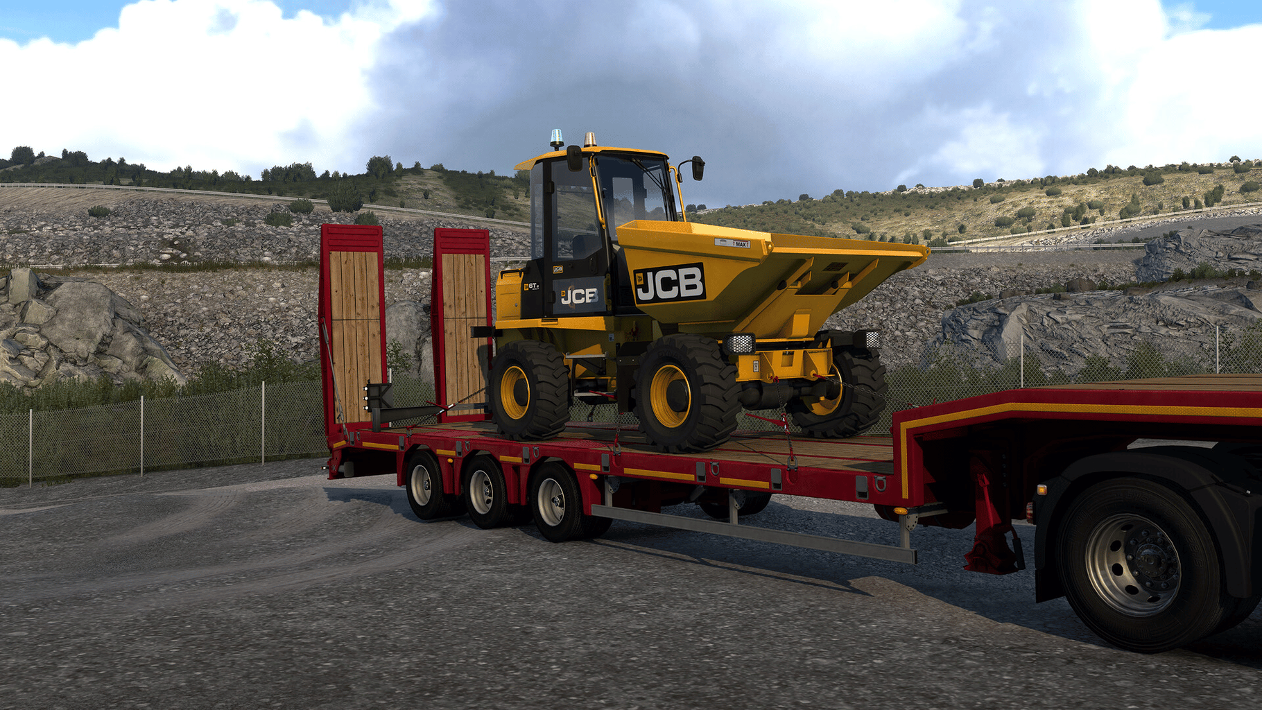 Euro Truck Simulator 2: JCB Equipment Pack screenshot