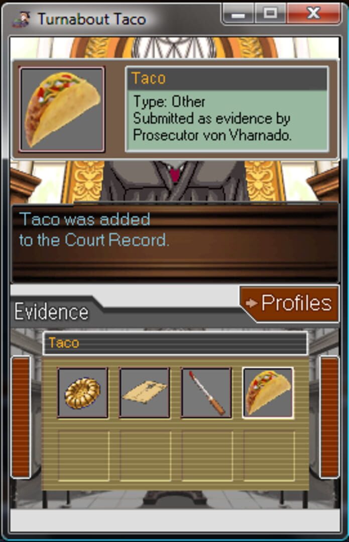 Damion Shard: Ace Attorney - Screenshot