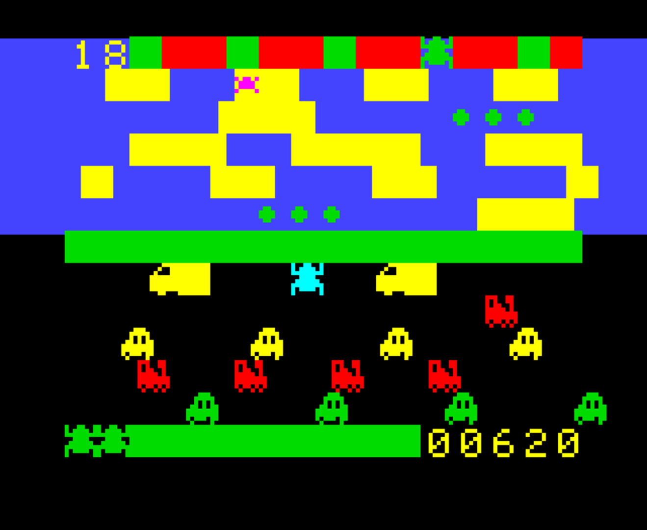 Frogger screenshot