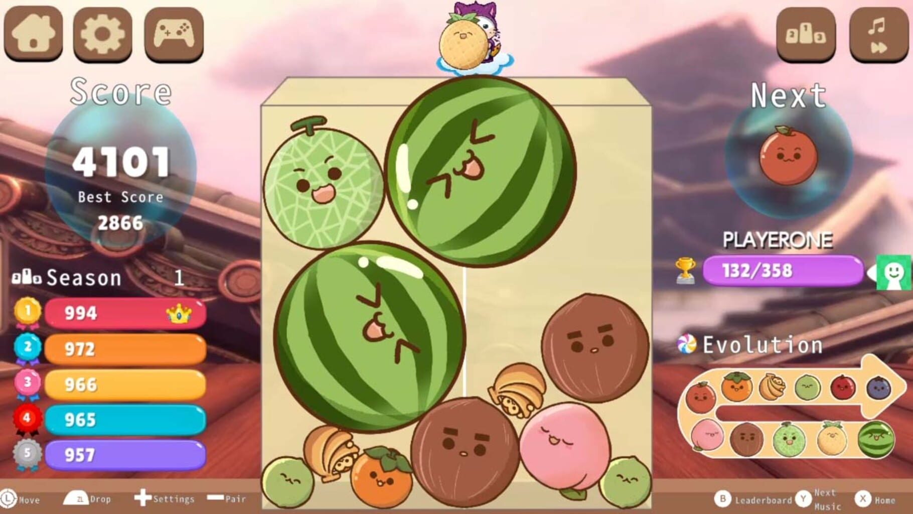 Tiny Watermelon Match screenshot