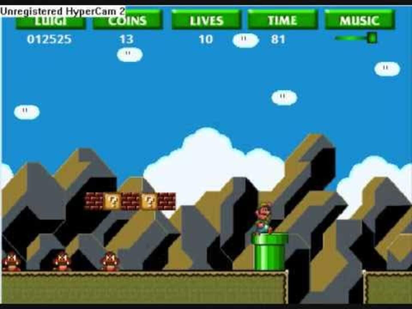 Super Flash Mario Bros. - Screenshot