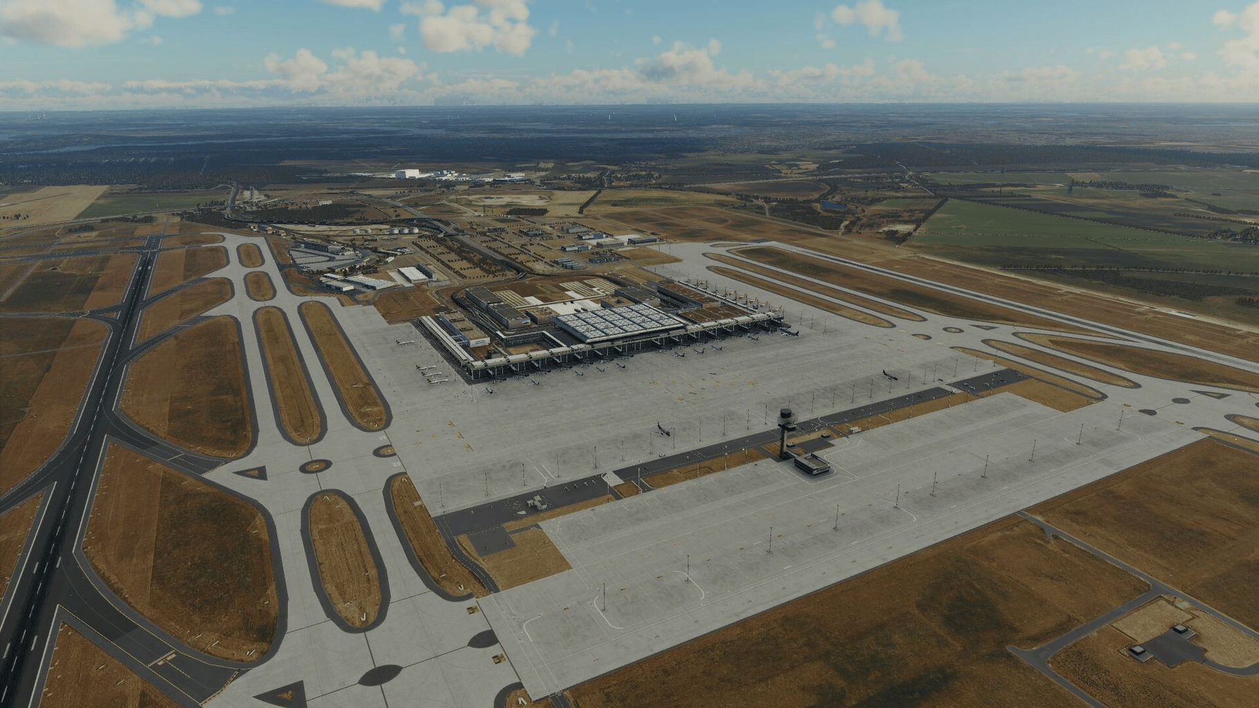 X-Plane 12: Aerosoft - Airport Berlin Brandenburg V2 screenshot