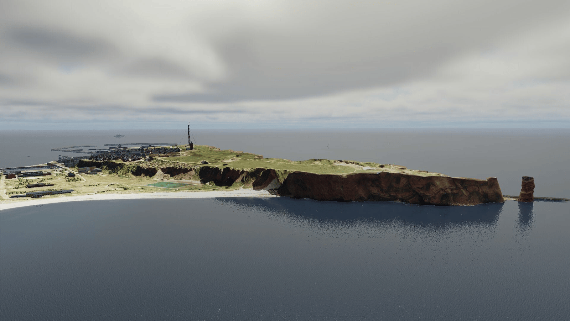 X-Plane 12: Aerosoft - Helgoland screenshot