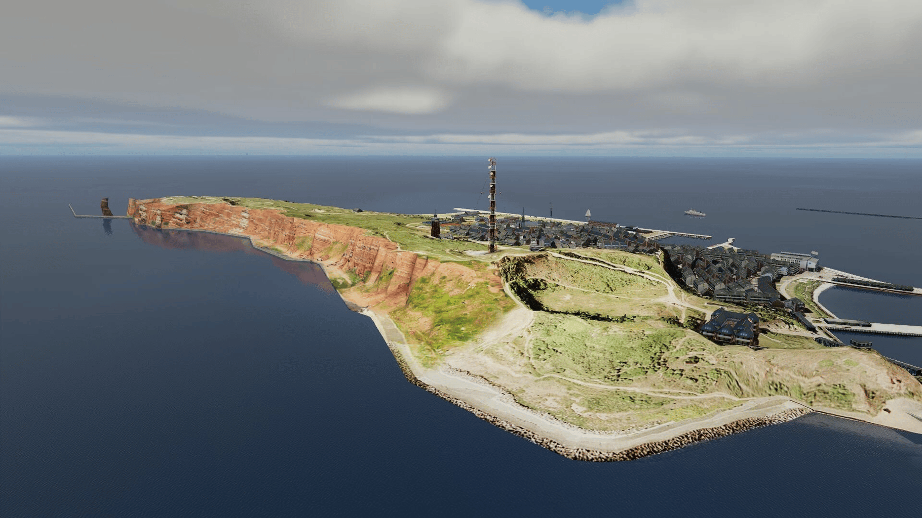 X-Plane 12: Aerosoft - Helgoland screenshot