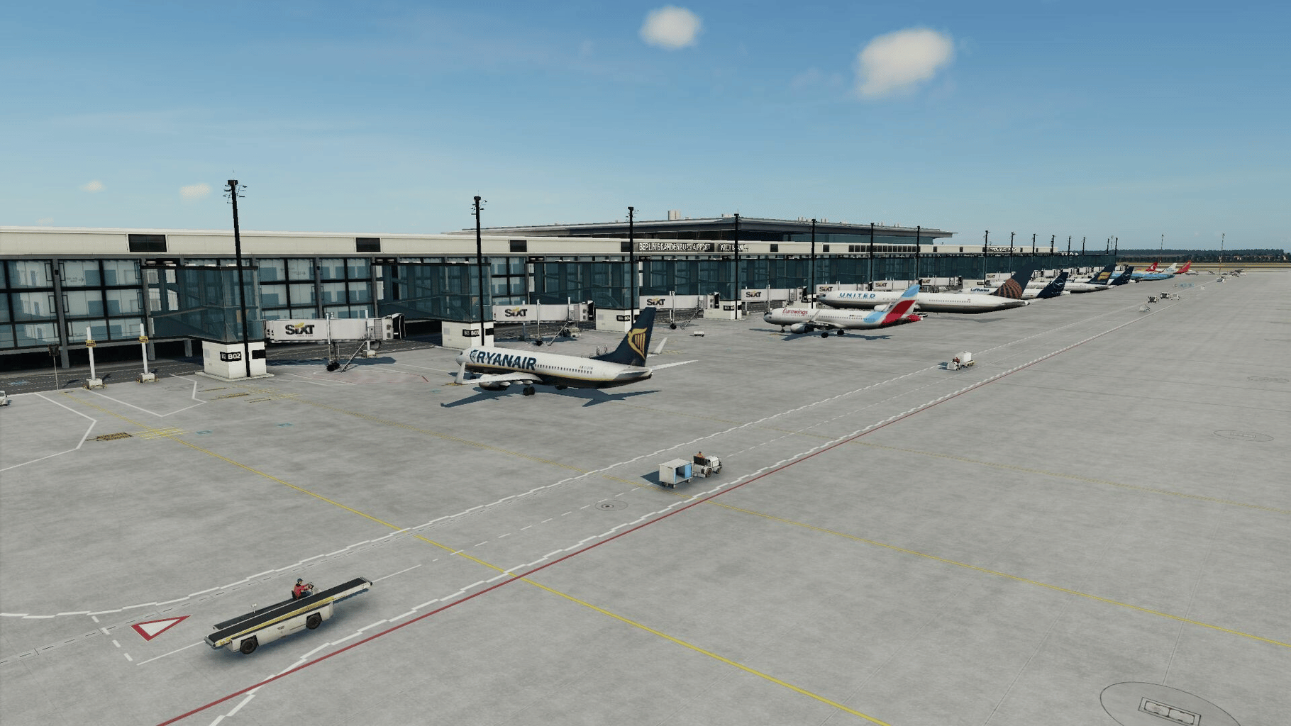 X-Plane 12: Aerosoft - Airport Berlin Brandenburg V2 screenshot