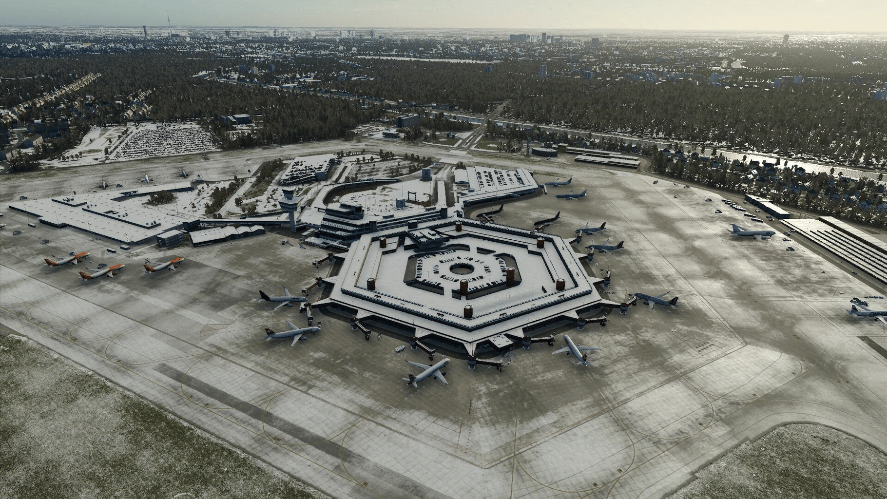 X-Plane 12: Aerosoft - Airport Berlin-Tegel screenshot