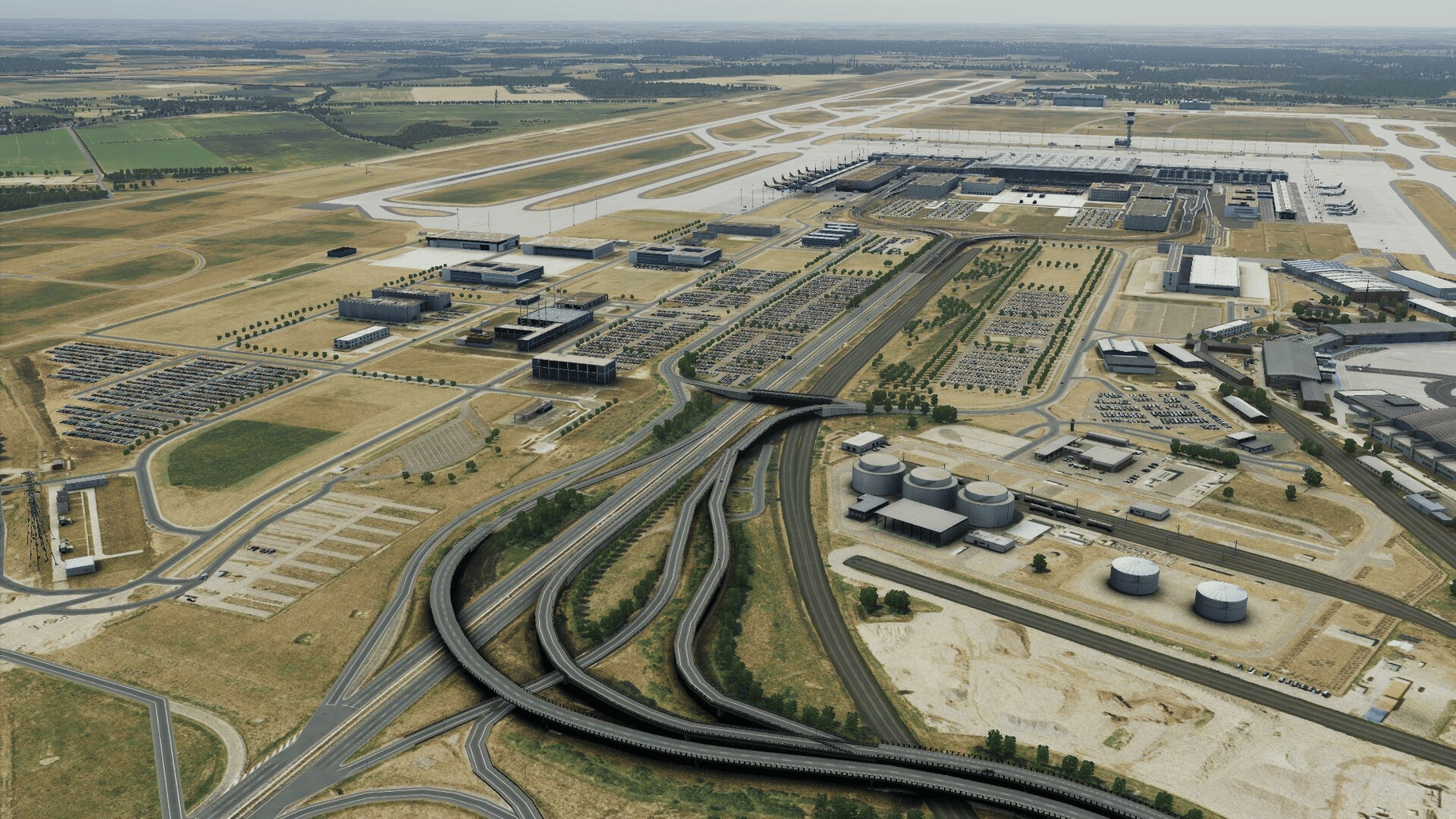 X-Plane 12: Aerosoft - Airport Berlin Brandenburg V2 screenshot