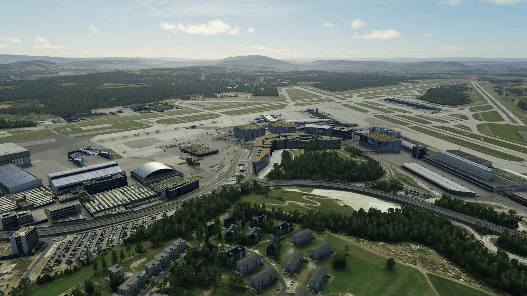 X-Plane 12: Aerosoft - Airport Zurich V2.0 screenshot