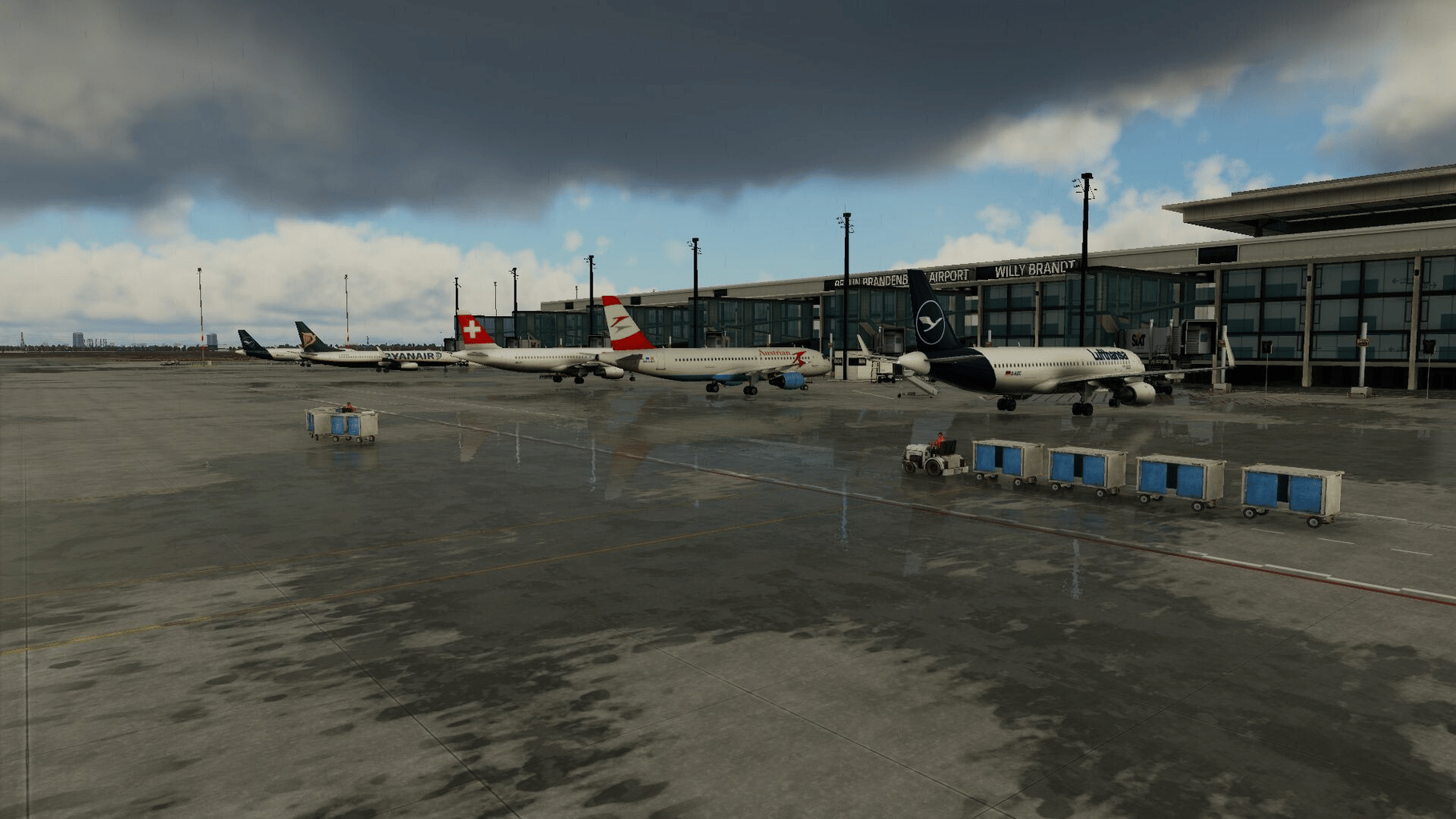 X-Plane 12: Aerosoft - Airport Berlin Brandenburg V2 screenshot