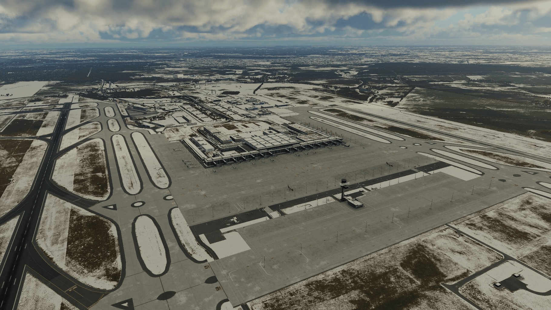 X-Plane 12: Aerosoft - Airport Berlin Brandenburg V2 screenshot