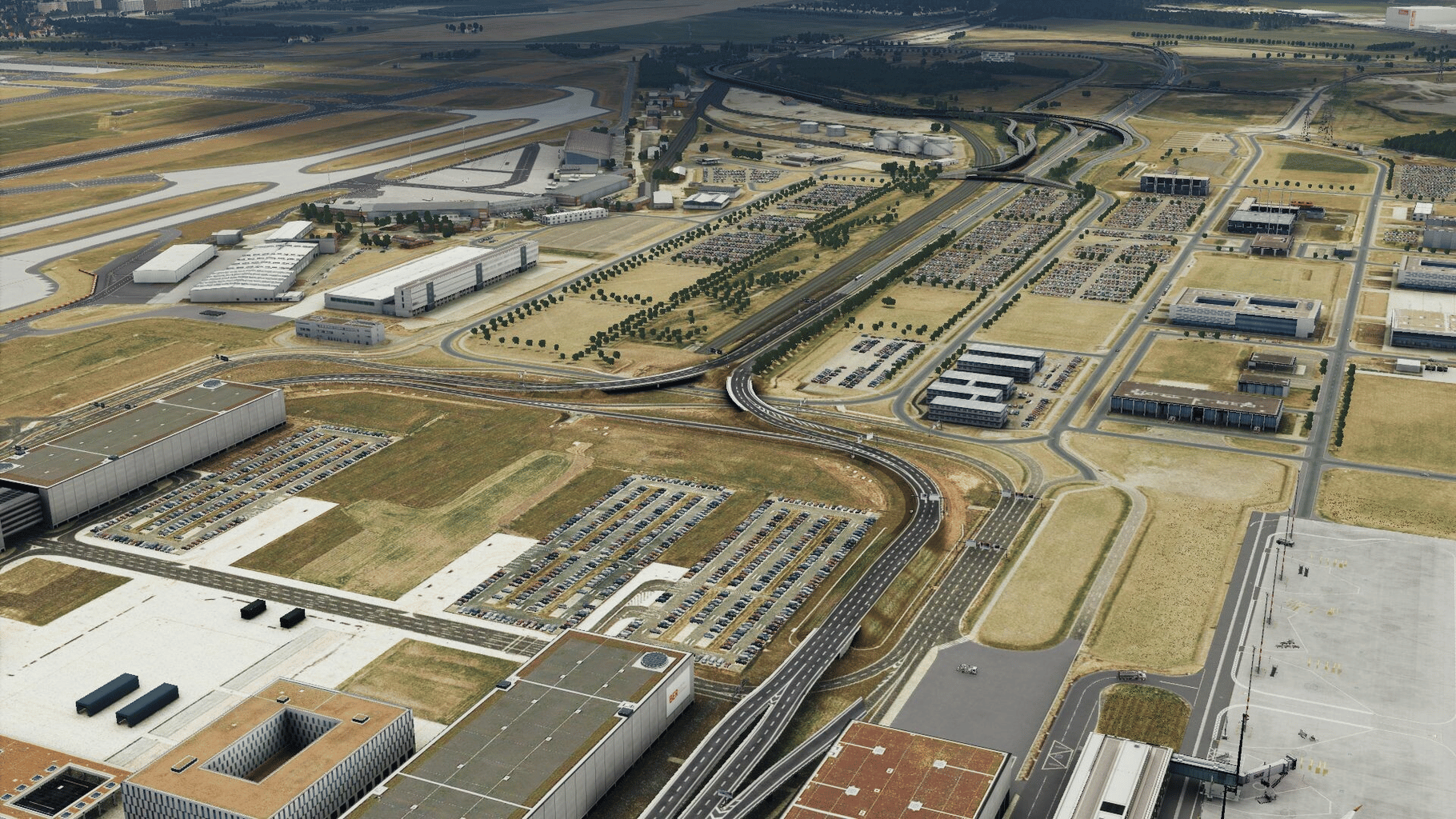 X-Plane 12: Aerosoft - Airport Berlin Brandenburg V2 screenshot