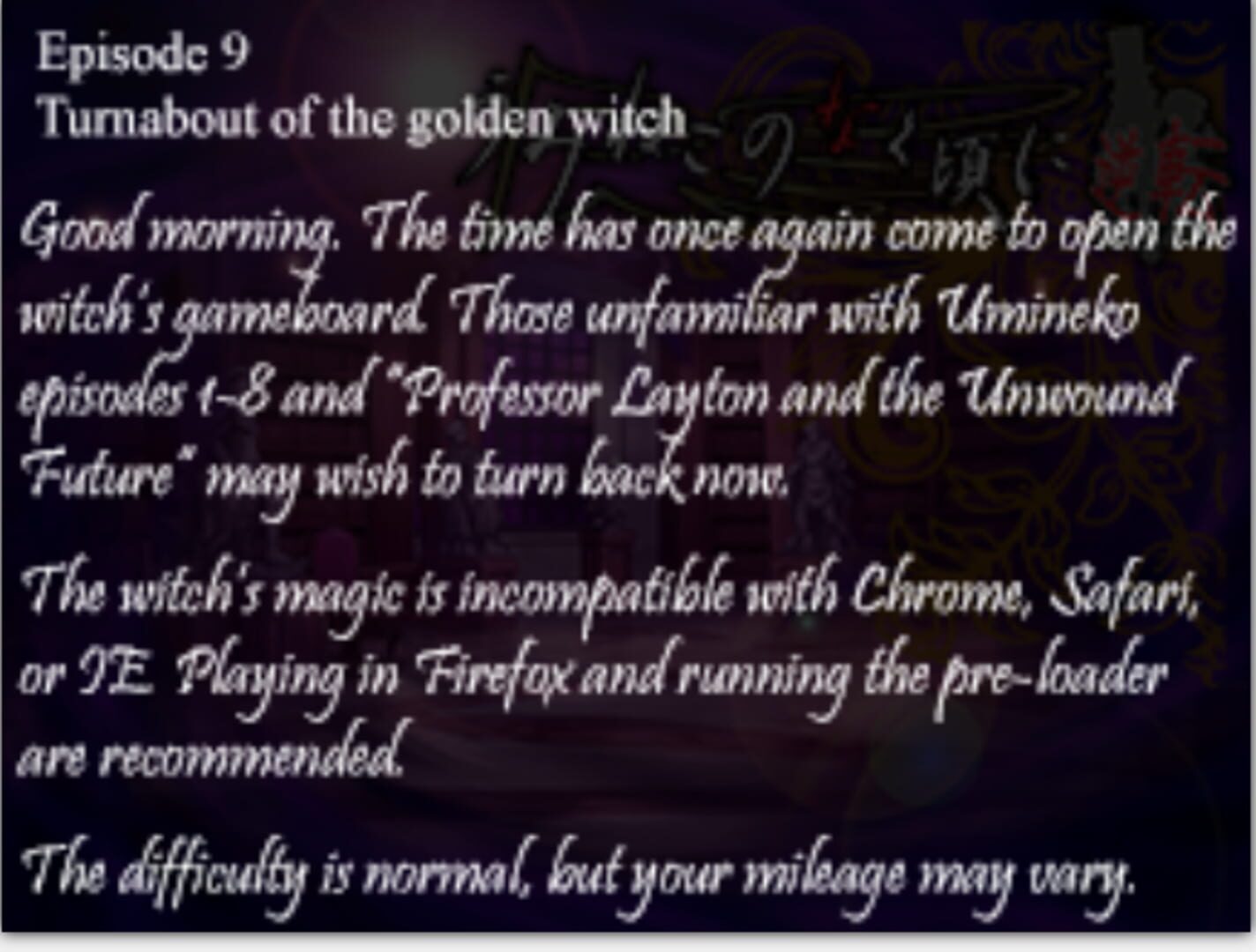 Professor Layton and the Turnabout of the Golden Witch