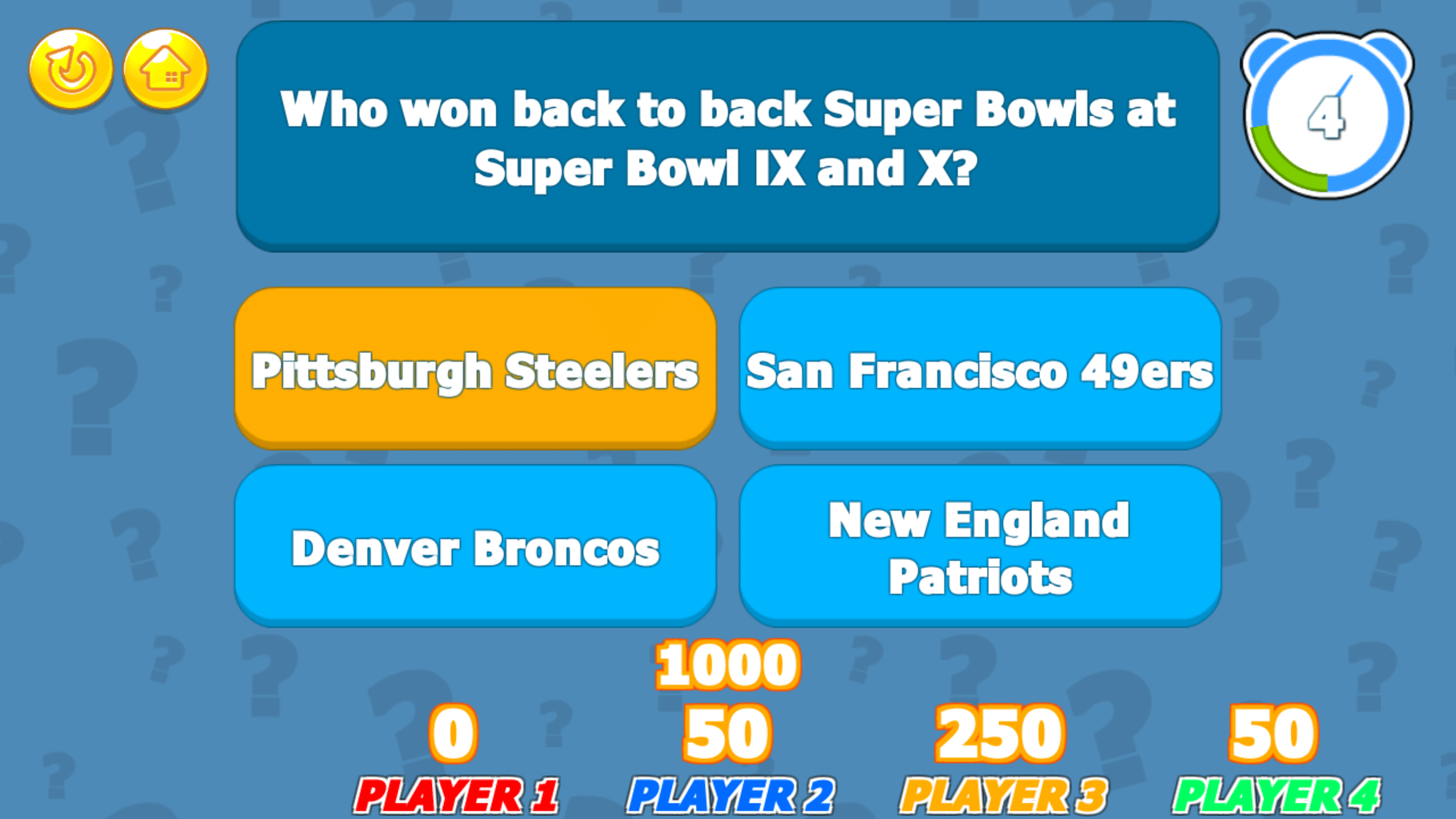 Super Bowl Trivia Challenge screenshot