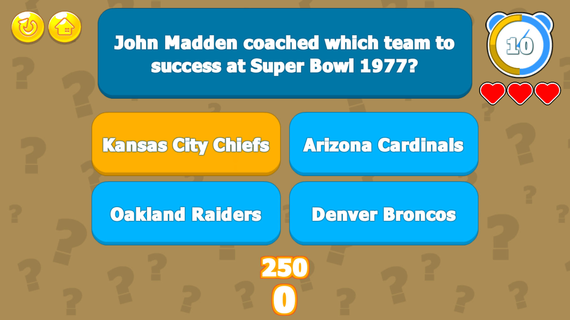 Super Bowl Trivia Challenge screenshot