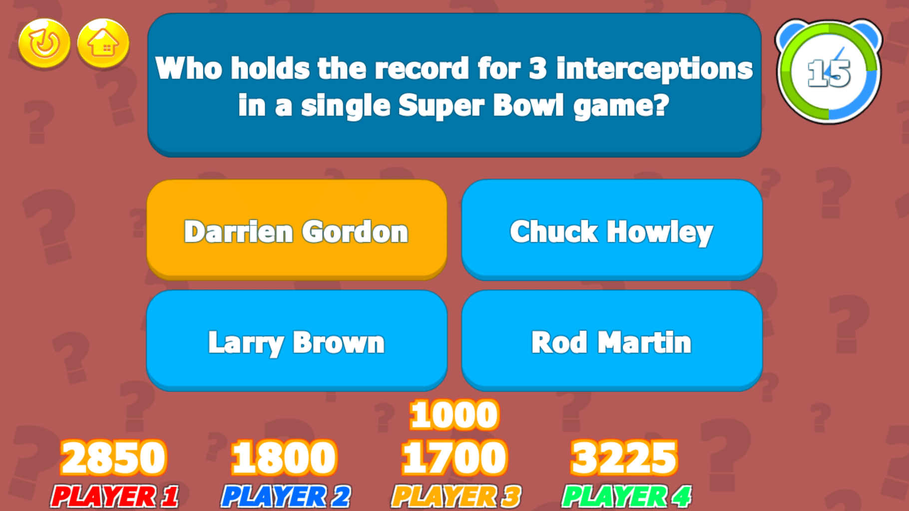 Super Bowl Trivia Challenge screenshot