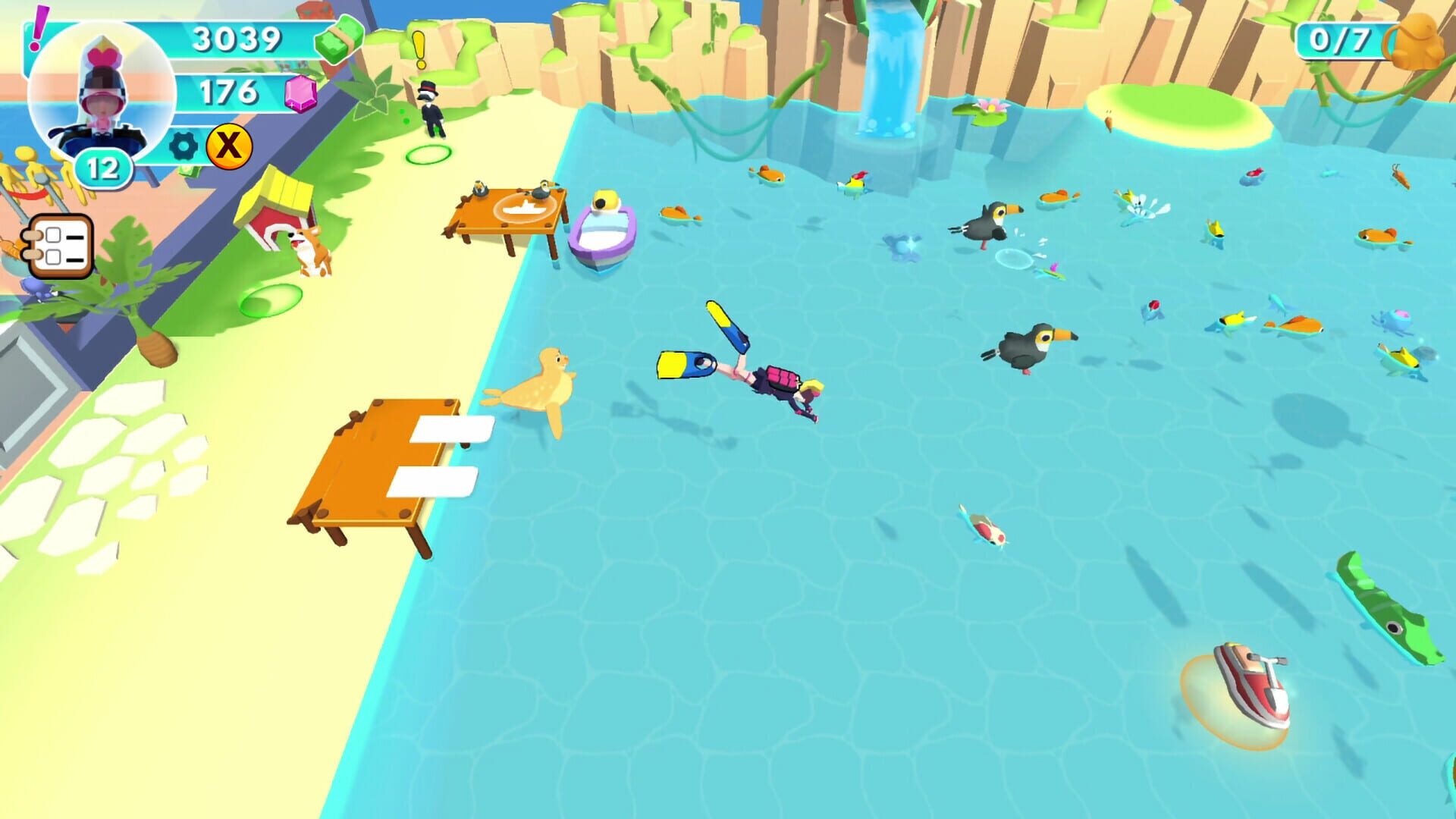 Aquarium Land: Baby Seal - Screenshot