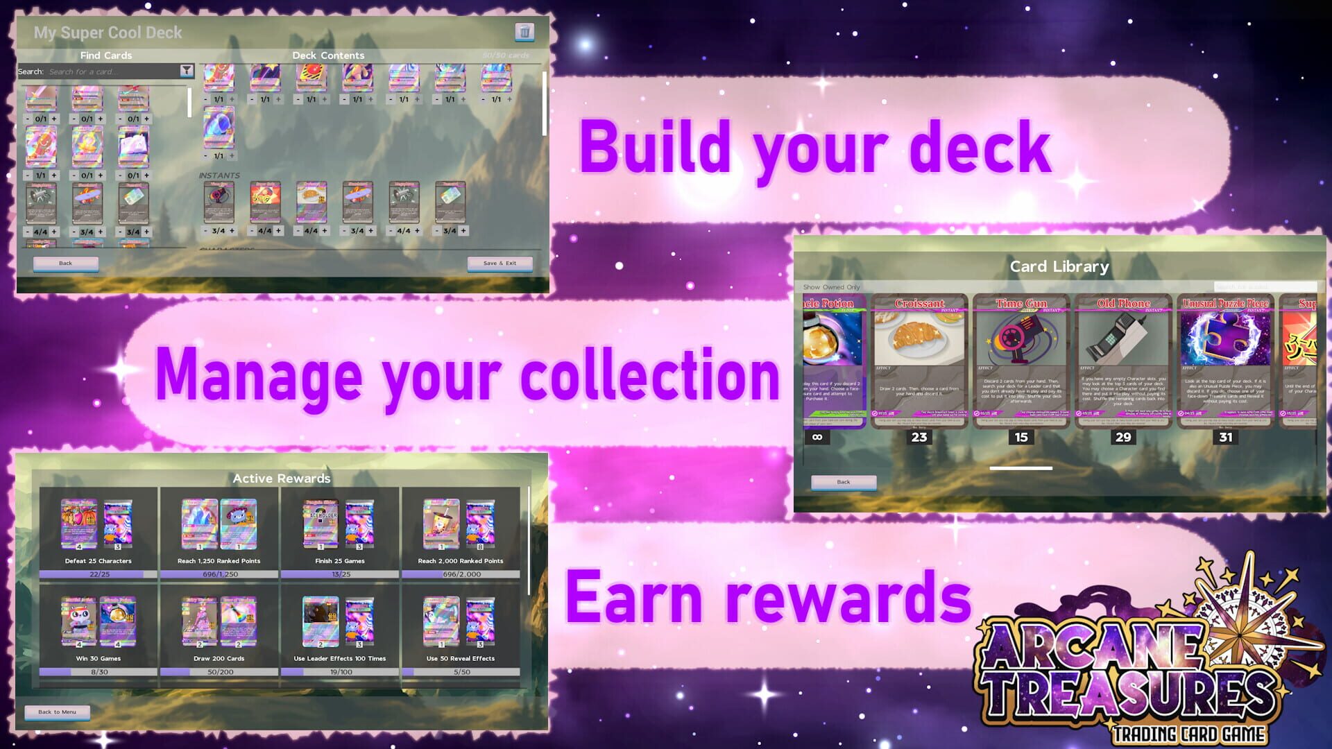 Arcane Treasures: Trading Card Game - Screenshot