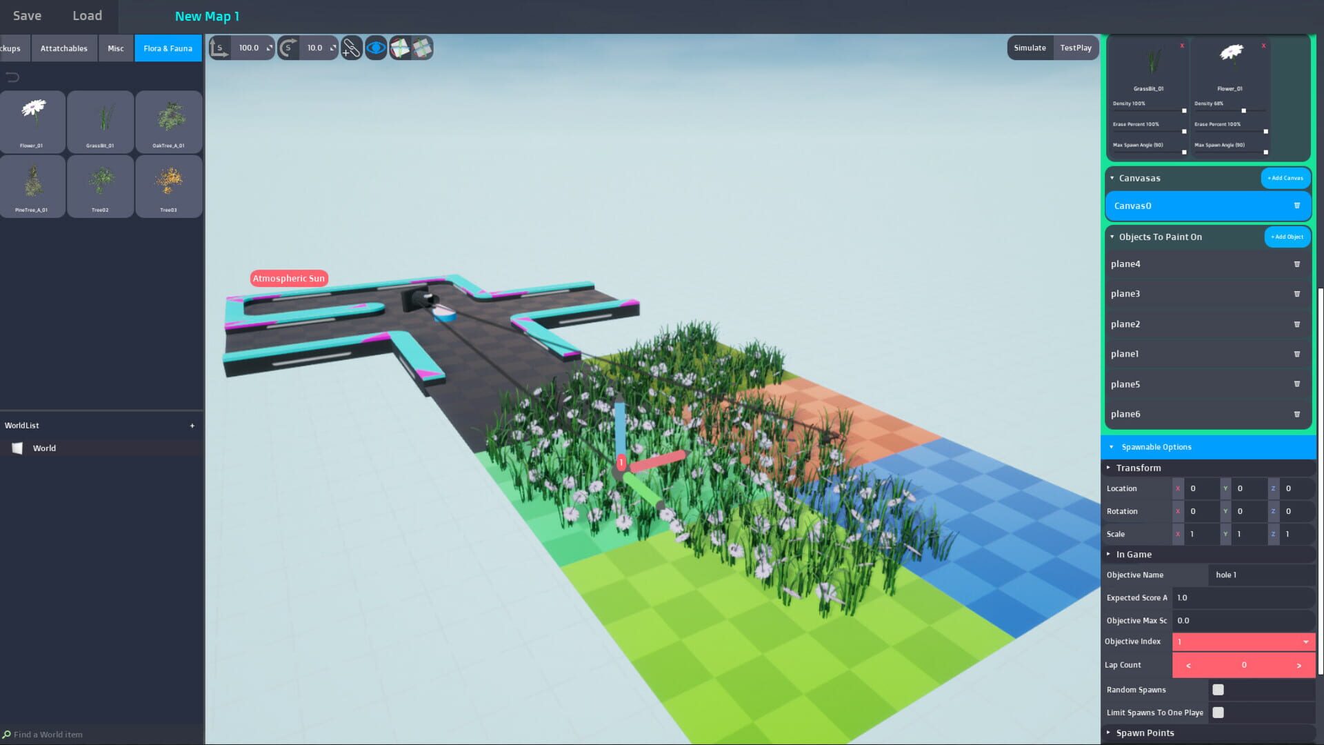 Hybrid Miniature Golf Beta - Screenshot