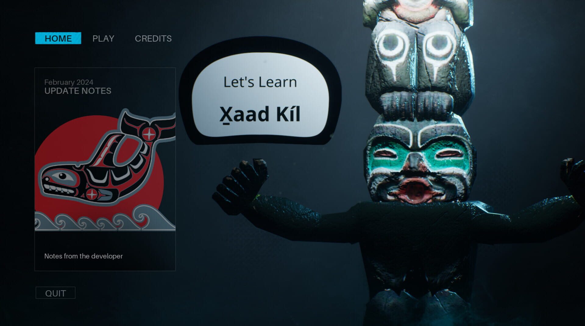 Let's Learn Xaad Kil - Screenshot