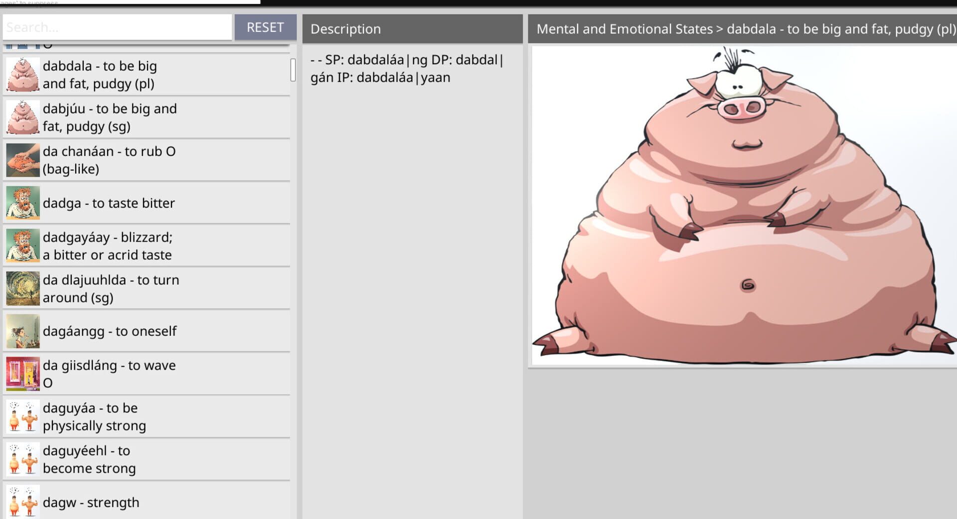 Let's Learn Xaad Kil - Screenshot