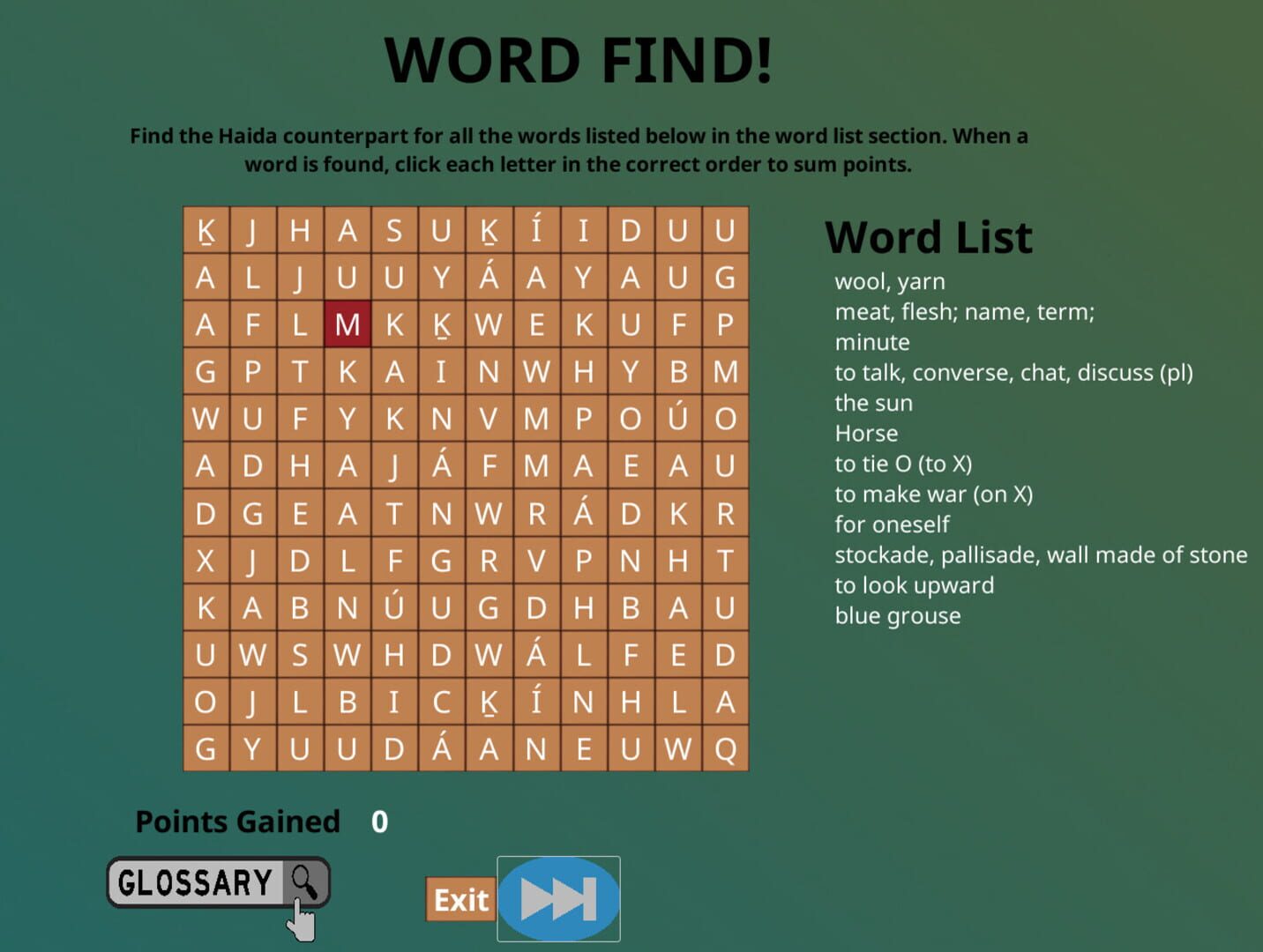 Let's Learn Xaad Kil - Screenshot