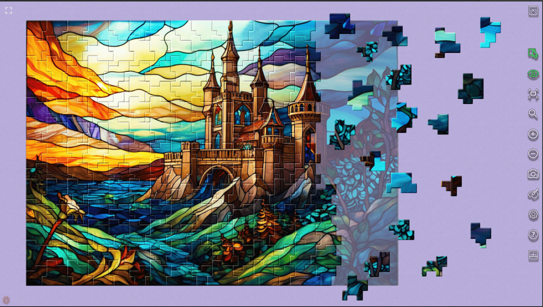 Master of Pieces: Jigsaw Puzzle - Glass Dreams screenshot