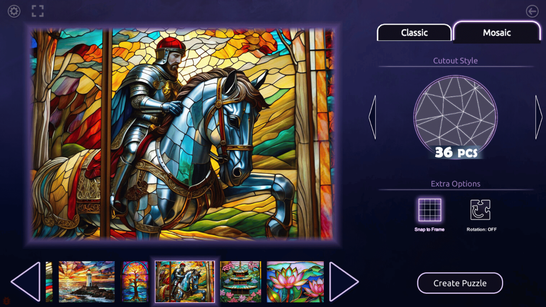 Master of Pieces: Jigsaw Puzzle - Glass Dreams screenshot