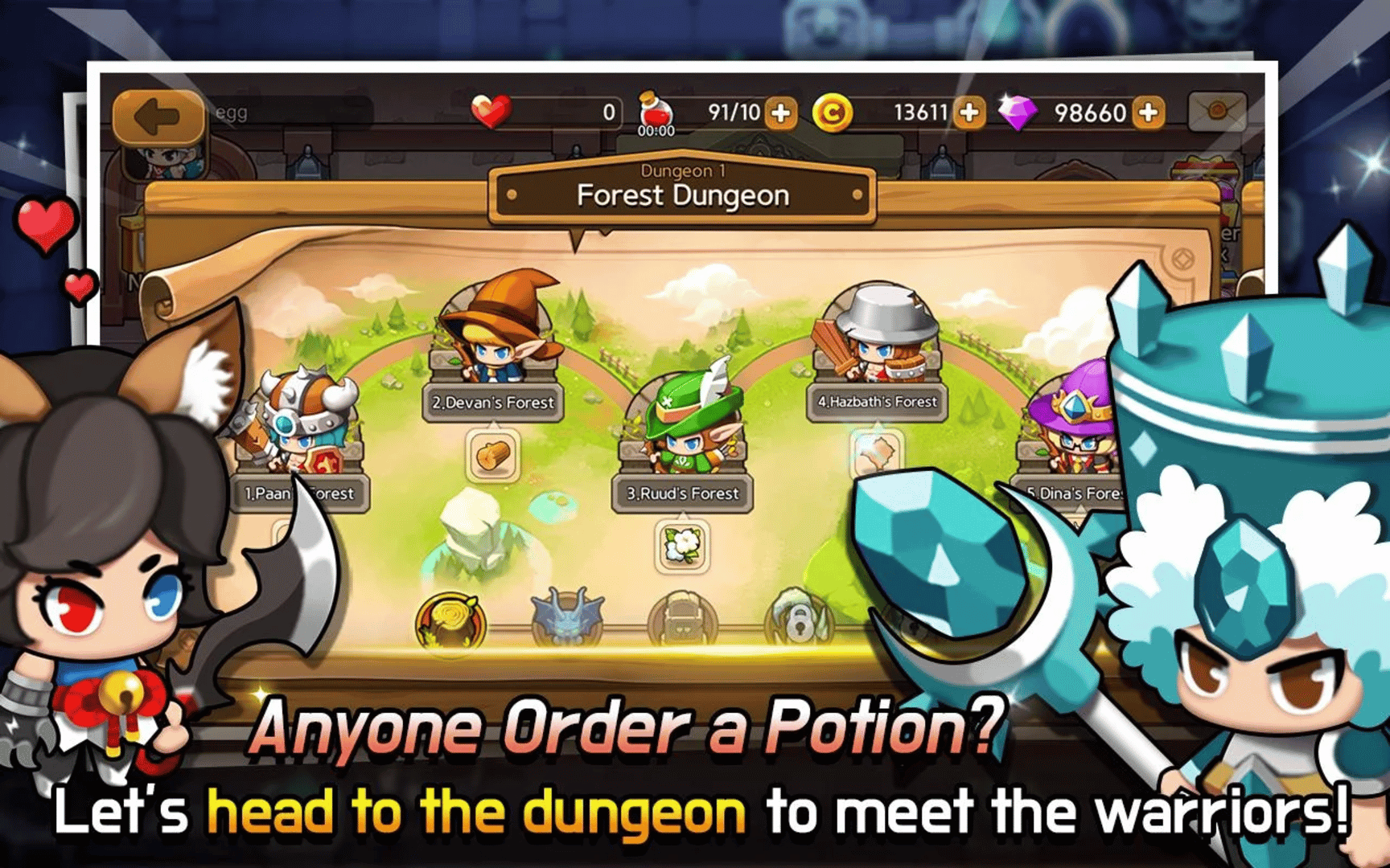 Dungeon Delivery screenshot