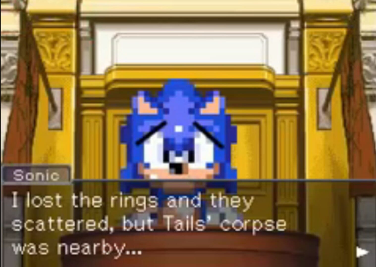 Phoenix Wright: Ace Attorney - Tails Abuse In Court