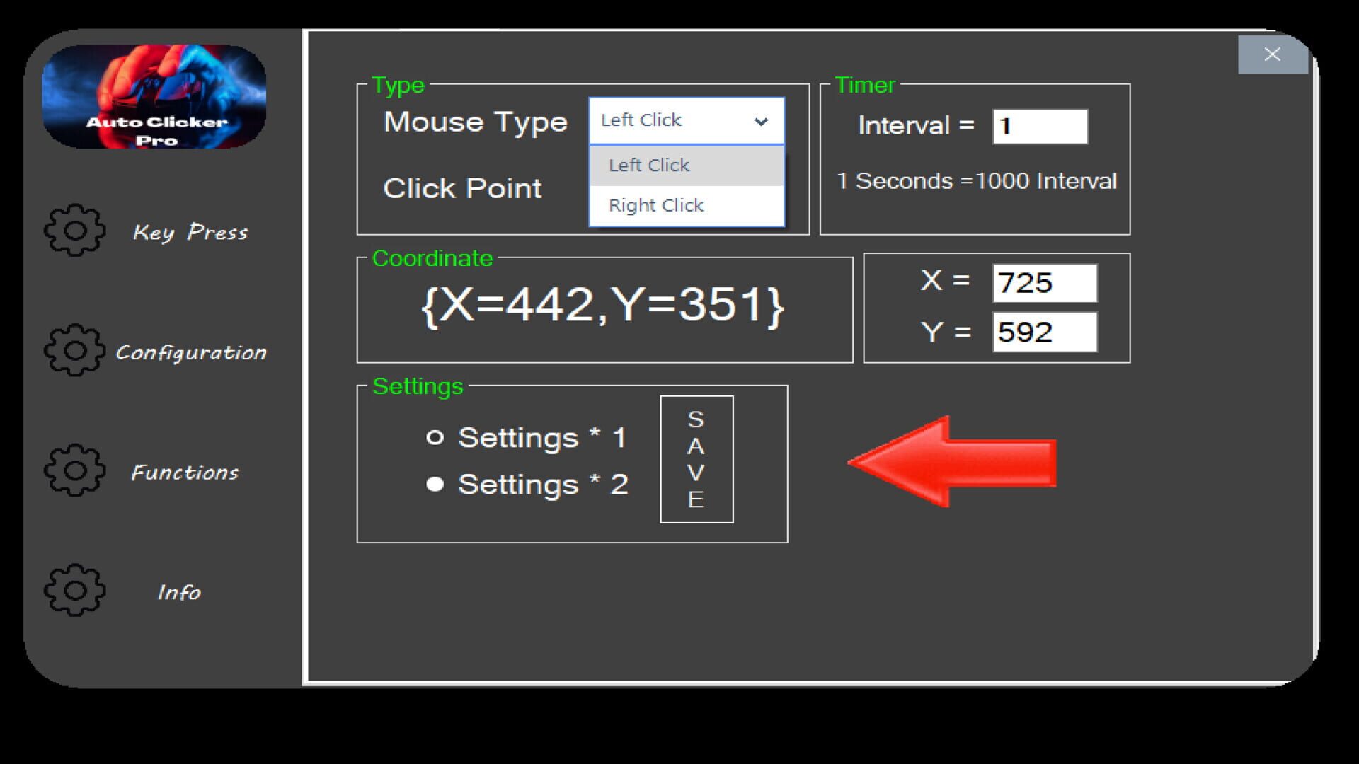 Auto Clicker Pro - Screenshot