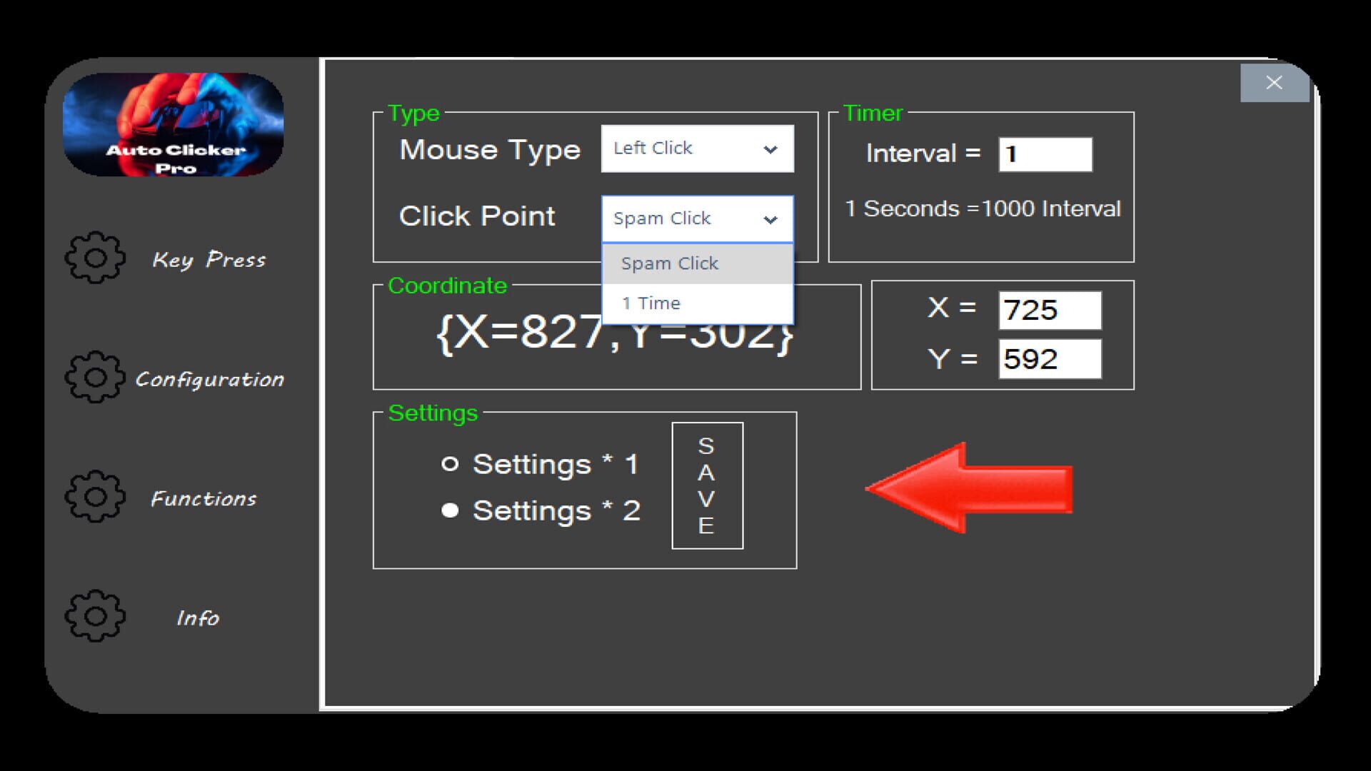Auto Clicker Pro - Screenshot