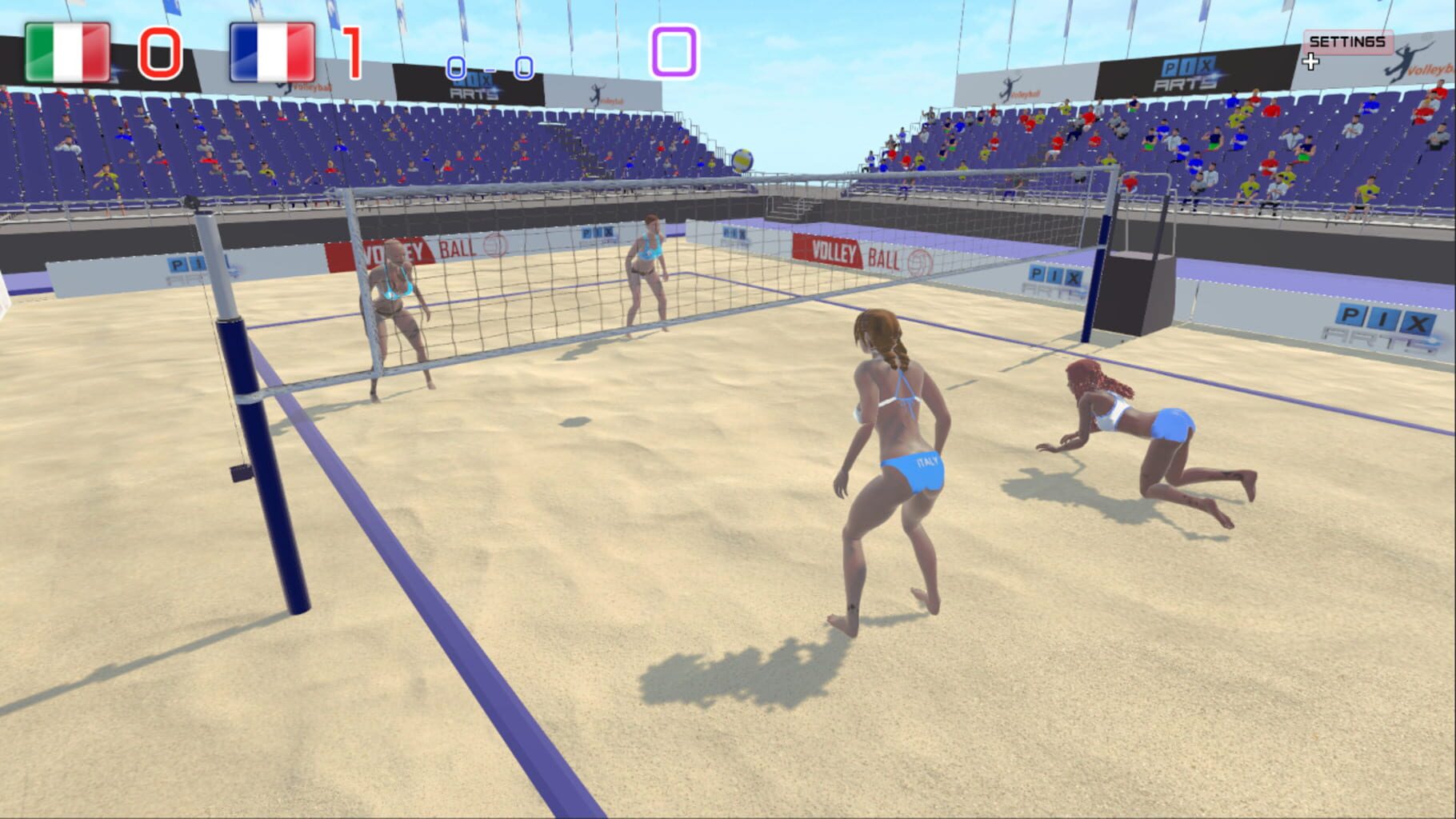 Captura de pantalla - Summer Games Beach Volley