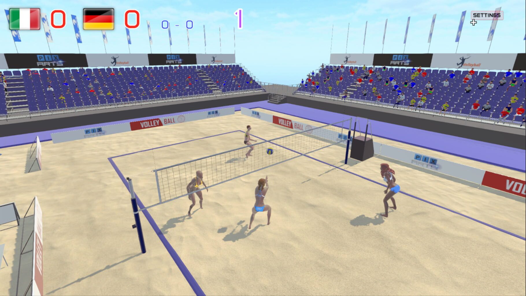 Captura de pantalla - Summer Games Beach Volley