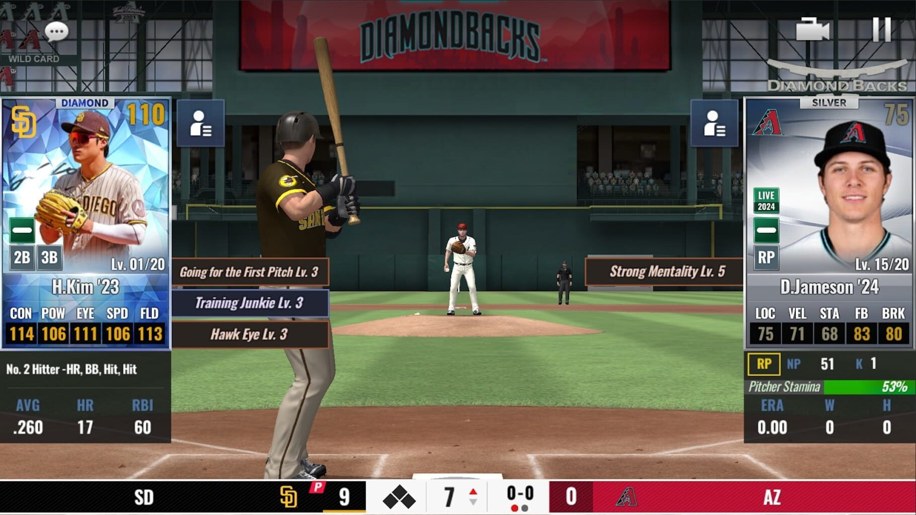 Captura de pantalla - MLB 9 Innings 24