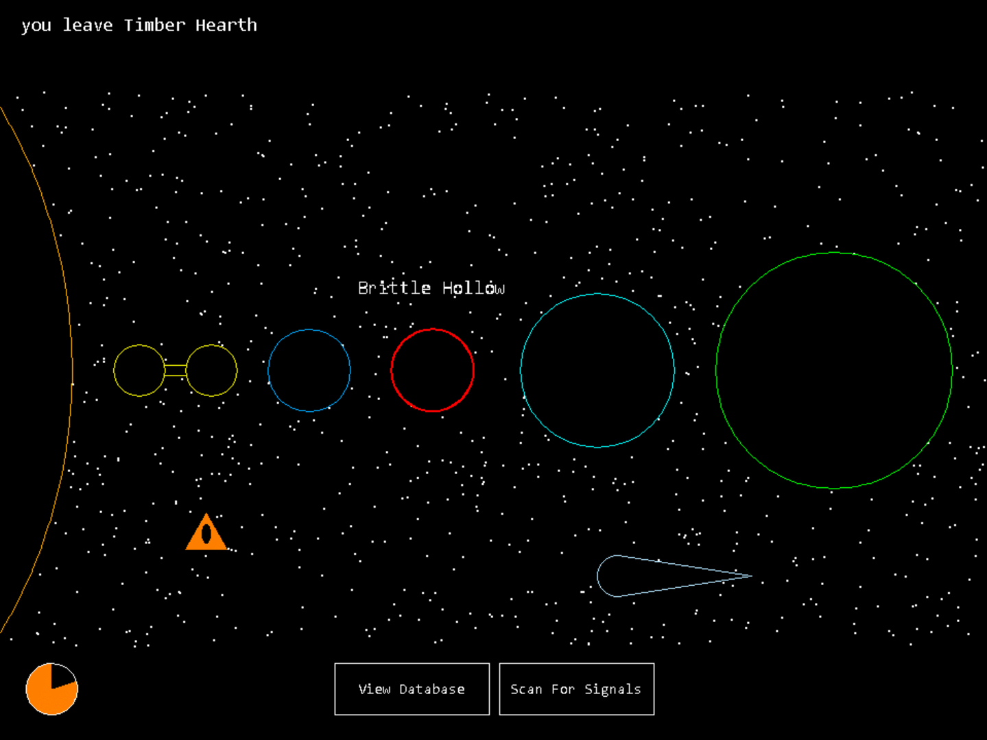 ​Outer Wilds: A Thrilling Graphical Text Adventure screenshot