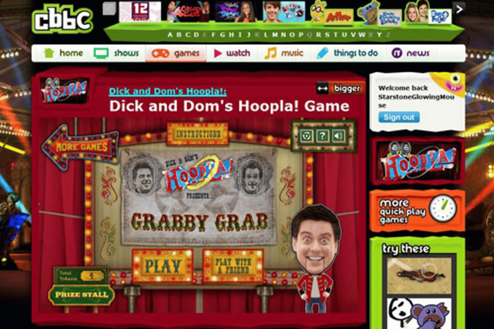 Dick and Dom's Hoopla! screenshot