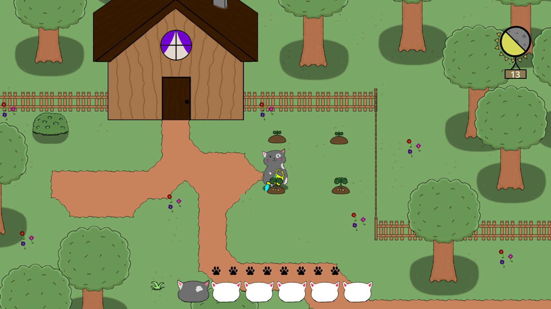 Puss in Woods - Screenshot
