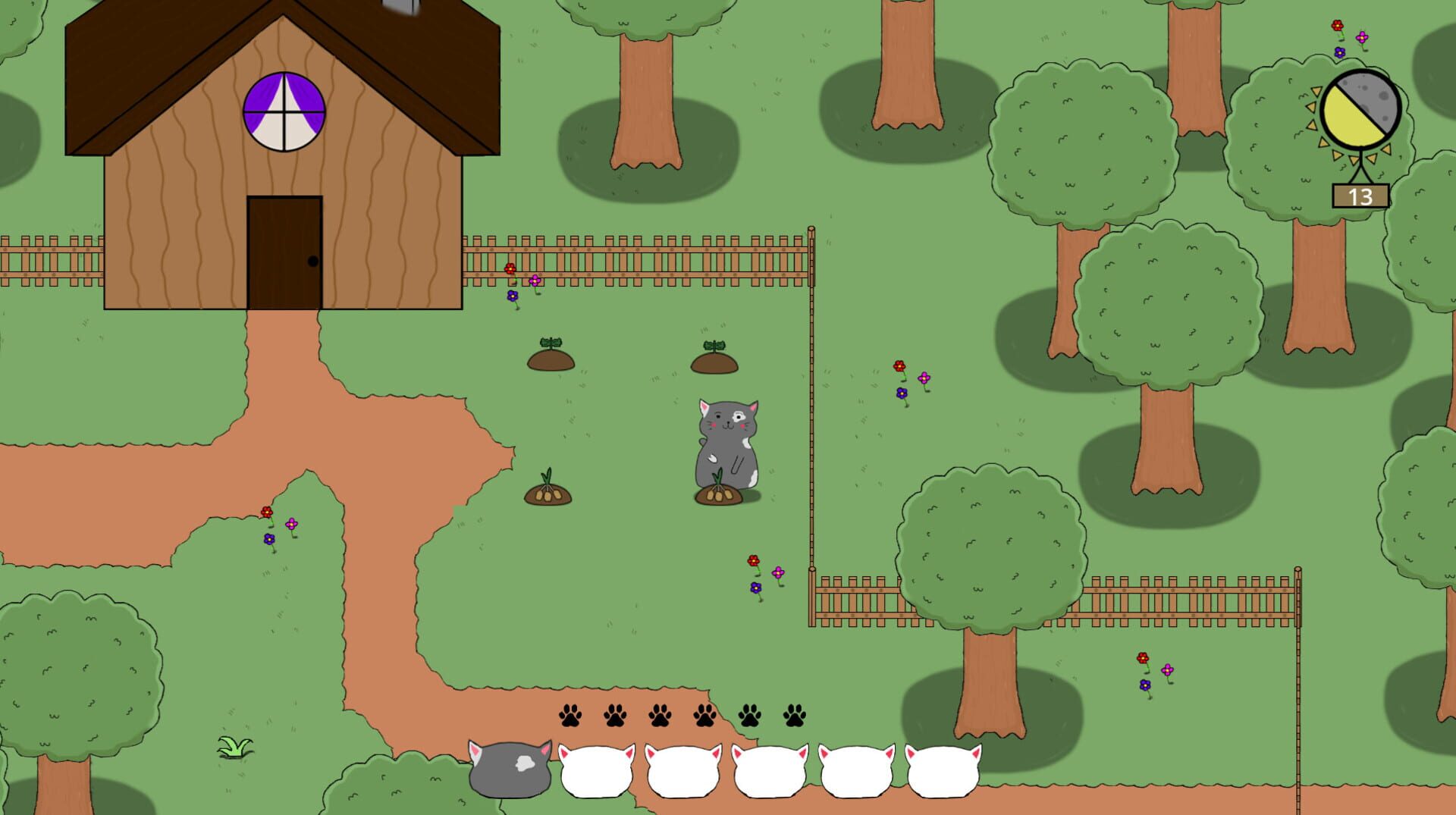 Puss in Woods - Screenshot
