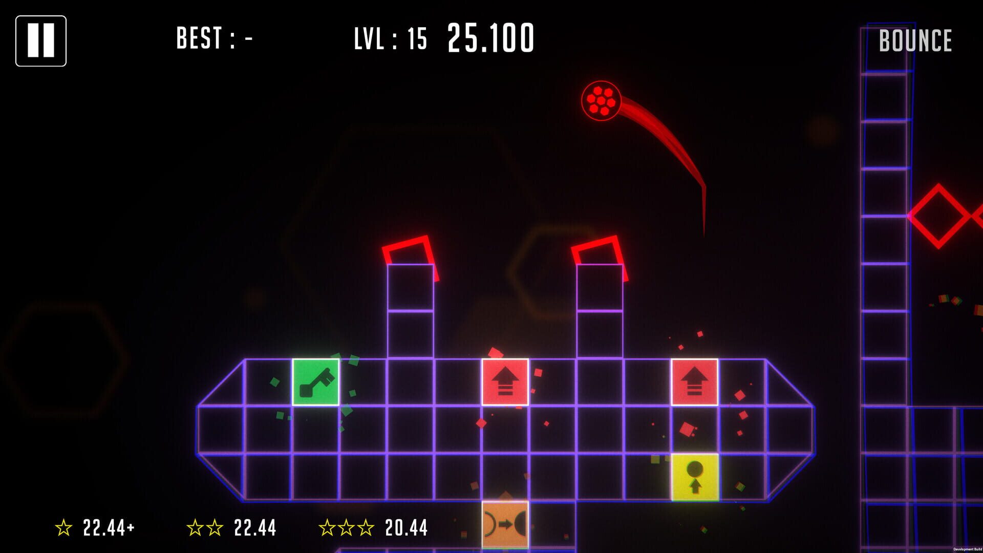 Neon Puzzle Ball - Screenshot