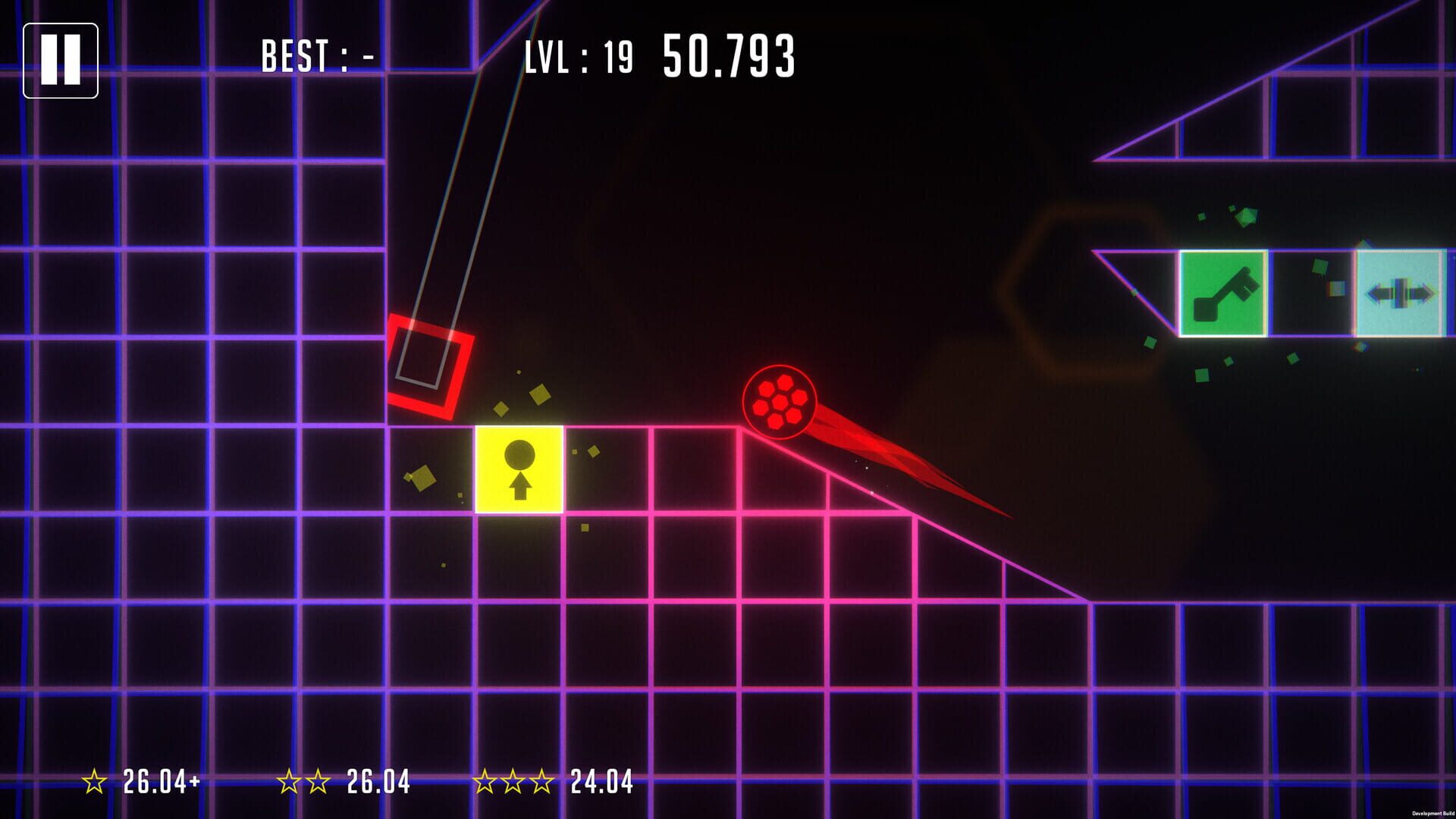 Neon Puzzle Ball - Screenshot