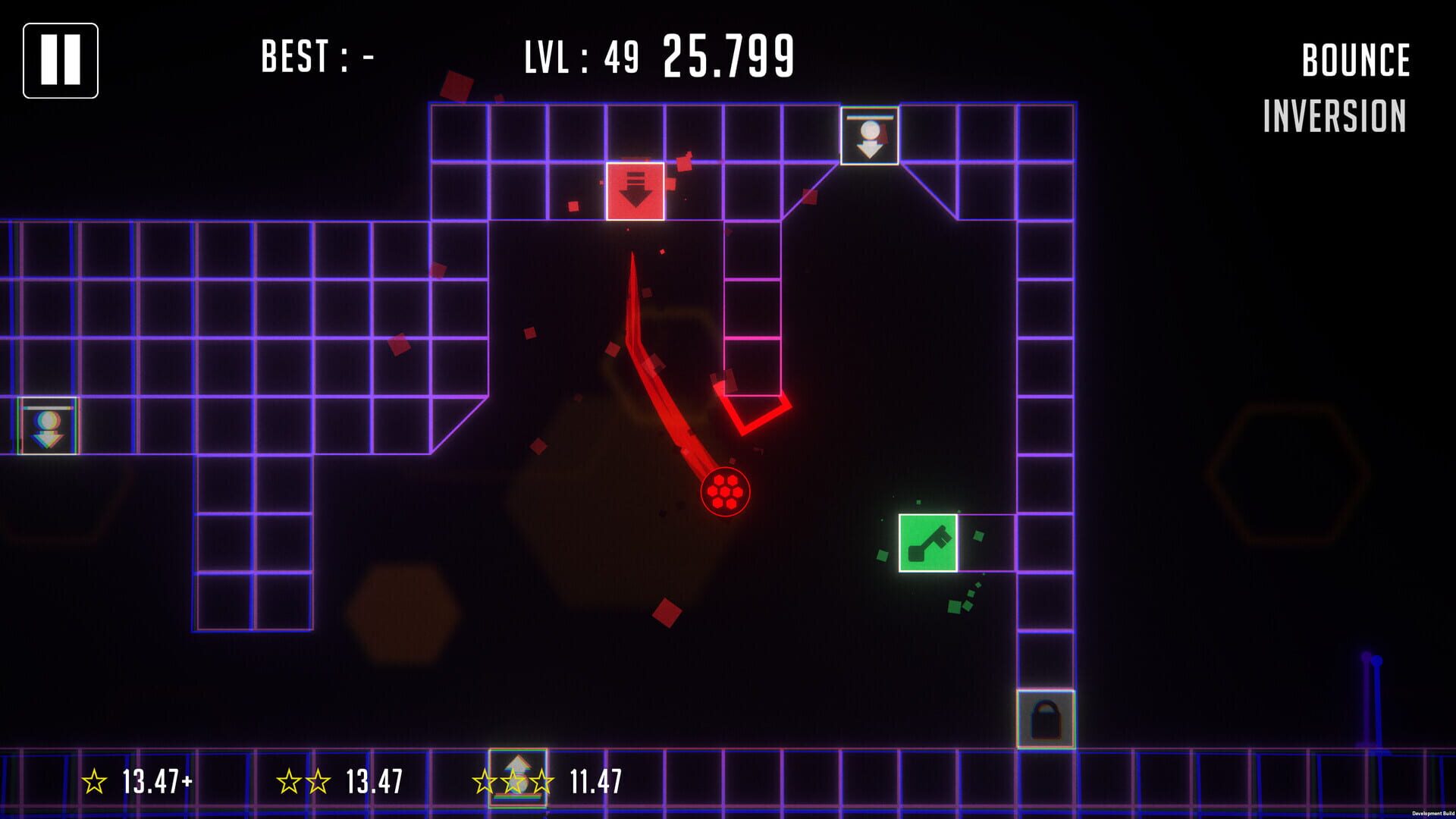 Neon Puzzle Ball - Screenshot