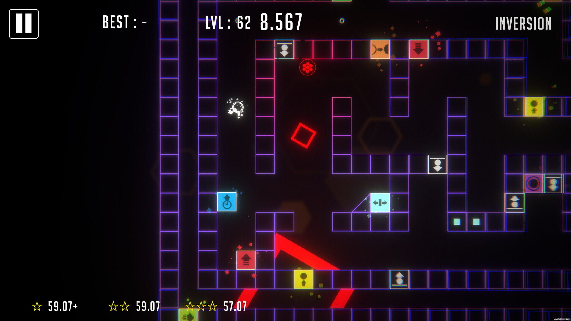 Neon Puzzle Ball - Screenshot