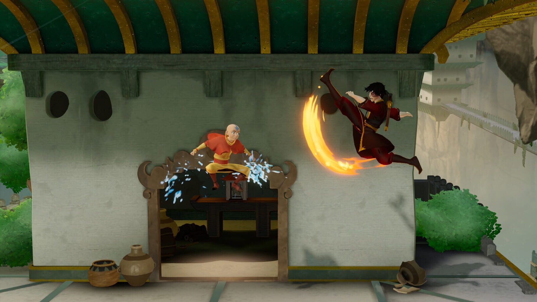 Captura de pantalla - Nickelodeon All-Star Brawl 2: Zuko Brawl Pack