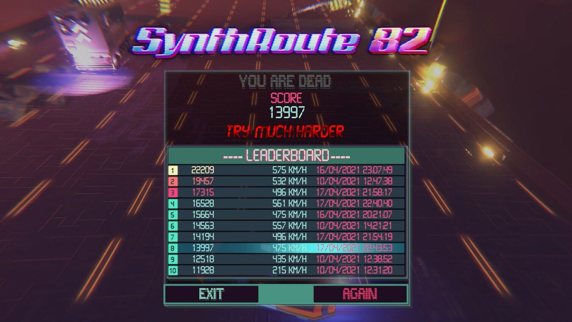 Synthroute 82 - Screenshot